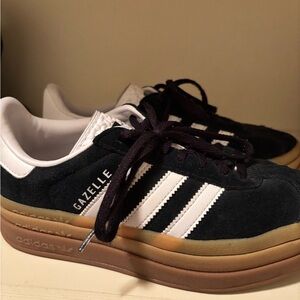 Adidas Gazelle Black and White Sneakers
